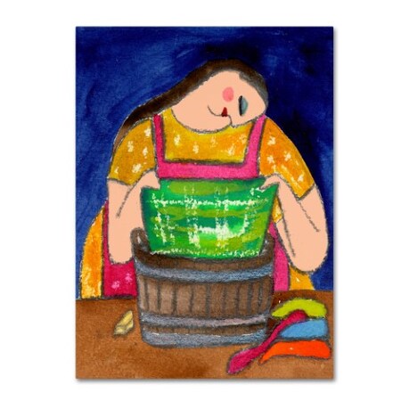 Wyanne 'Big Diva It All Comes Out In The Wash' Canvas Art,14x19